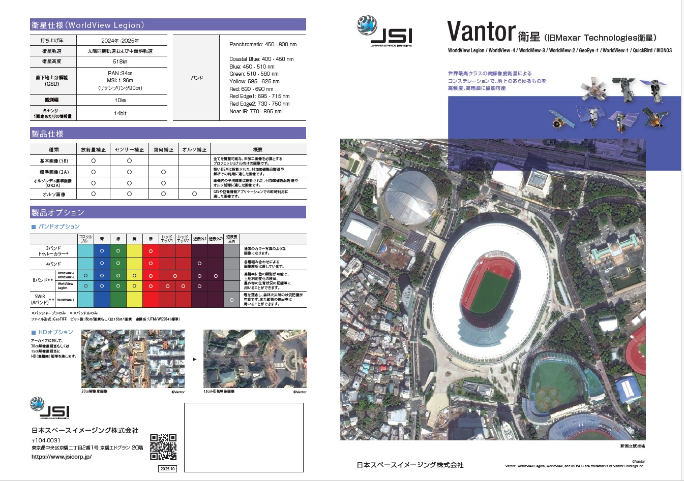 衛星画像の撮影・販売